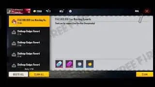 600k live watching free rewards redeem code |free fire Asia championship final
