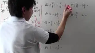 【算数】小4-55 分数のたし算・ひき算②