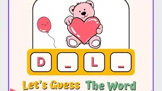 Guess the word by seeing the picture! #kids #word #learning
