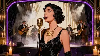 Halloween Jazz 1930s - 1940s - Spooky Female Vocal Swing Jazz Playlist 