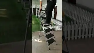 Folding 4 Step Ladder with Platform