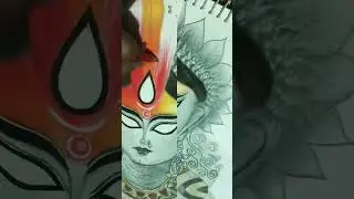 maa durga...drawing✏️🖌by Suravi Maity