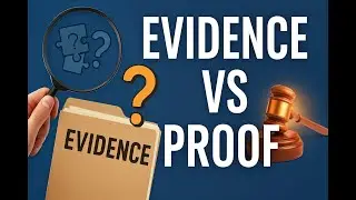 Evidence vs Proof