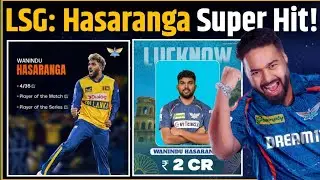 IPL 2026 LSG: Wanidu Hasaranga Performing before IPL, Sanjiv Goenka and Pant Happy with All Rounders