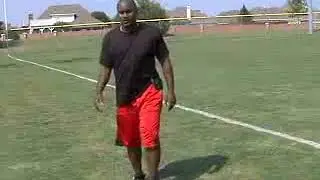 How to Guard a Wide Receiver by Turning While Defending