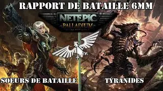 Rapport de Bataille EPIC : S&oelig;urs de Bataille vs Tyranides - Jean vs Fran&ccedil;ois de -NetEpic- 6mm -