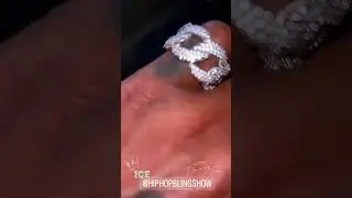 Hip Hop Bling Watch | Iced Out Ring