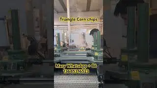 How to make corn chips triangle Tortilla chips ?#baking #frying type #extruder #foodextruder