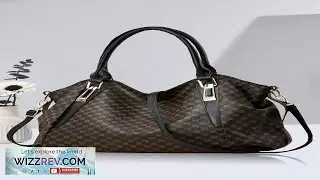 Classic Pattern Shoulder Bag Retro Leather Crossbody Bag Large Capacity Women's Messenger