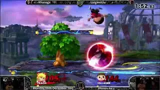 Luigimitsu (Villager) vs Khanage (Peach) - Winners R4 - Meltdown 28/12/05