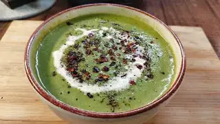 Restaurant style Creamy broccoli soup, broccoli soup recipe 