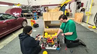 2026 FRC team 3134 and 3275 prototype shooter testing