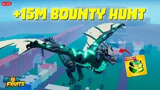 LIVE Bounty Hunt to +15M Bounty in Blox Fruits 🔥 Intense PvP | Road to Max Bounty