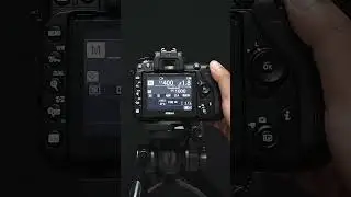 How To Blur Background In Nikon D7500 DSLR / Wait For The End Result 📸🔥#shorts #nikon #photography