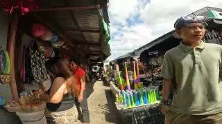 Bayugan City Agusan del Sur Public market walking tour 4K 60 fps