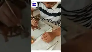 Lukisan Kaca Cirebon ... #shorts #youtubeshort #glasspainting