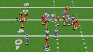 Emmitt Smith Football  HYPERSPIN NINTENDO SNES SUPER NES FAMICOM NOT MINE VIDEOSUSA