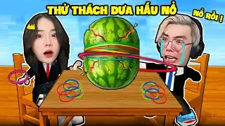 SAMMY VÀ PHONG CẬN THỬ THÁCH CHƠI DƯA HẤU NỔ SIÊU BỰA TRONG ROBLOX