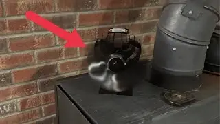 Wood Stove Fan Heat Powered | Non Electric Heat Activated Fan for Wood Burning Stove/Log Burner