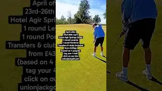 APRIL OFFER - MINI GOLF BREAK IN BENIDORM #unionjackgolf