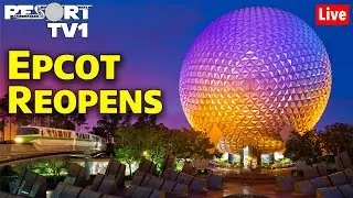 🔴Live: Epcot Reopens!!  Friday Night Live Back in the Parks!!  Walt Disney World Live Stream