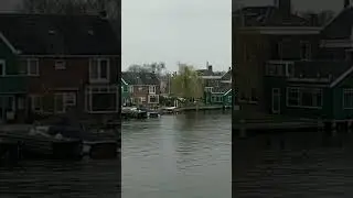 Classic old wooden #Dutch houses in North #Amsterdam @Netherlands Part-1. 🎉😍😎❤️