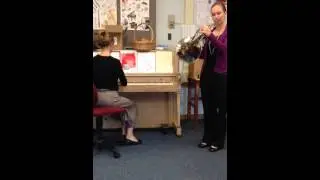 Hot Cross buns for French horn in Bb Do