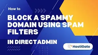 How to block a spammy domain using Spam Filters in DirectAdmin | Hexraa