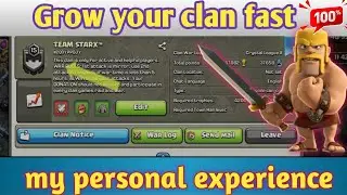How to Grow Your Clan Fast in 2025😲😲😱