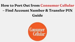 How to Port Out from Consumer Cellular &ndash; Find Account Number & Transfer PIN Guide