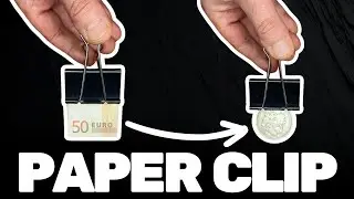 SIMPLE PAPERCLIP MAGIC TRICK YOU CAN DO TOO 🪄 #magic #tricks #tutorial