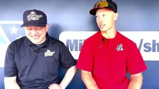 Catcher Cole Conn chats with the voice of the Ports, Tim Fitzgerald