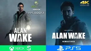 Alan Wake | Original vs Remastered | Xbox Series S vs PS5 | FPS Boost | Tested | Punchi Man Gaming