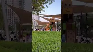 Dubai Hills Park:  A Green Nature Area in the Desert Dubai 🌳