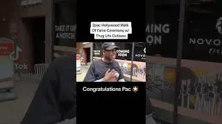 2pac Hollywood Walk Of Fame Ceremomy 🌟 #2pac #tupac  #tupacshakur #Hollywood #rap #hiphop #shorts