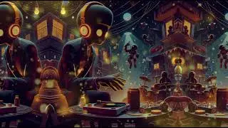 Futuristic DJ Night: Cosmic Beats, Urban Vibes & Space-Themed Street Party