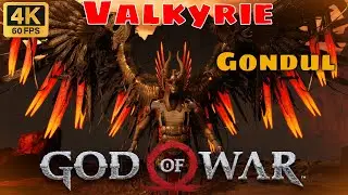 God of War (PC) Full Playthrough Boss Fight Valkyrie Gondul [4K 60FPS] - No Commentary