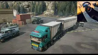 New Road Train / Trailers - Snowrunner |Logitech G29