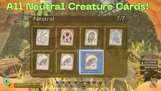 Grounded 2: All Neutral Creature Cards and where to find them!