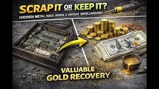 Scrap It or Keep It? The Hidden Metal Haul Inside a Vintage Intellivision!