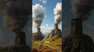 🔥 Ancient Greek Fire Beacons! #history #greece #ancient