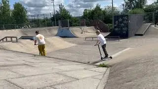 Clitheroe Skatepark with the Crew