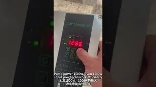 Latest AC/DC solar pump controller. Solar&grid power auto switch, saving time&energy