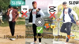 Smooth Slow Motion Video Editing //  VSCO 🥵😱 How To Make Slow Motion Like Pro // #slowmotion