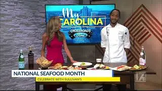 Sullivan's Steakhouse on WNCN Raleigh - National Seafood Month
