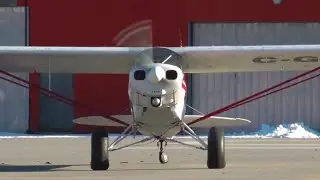 Piper PA-14 Family Cruiser Takeoff