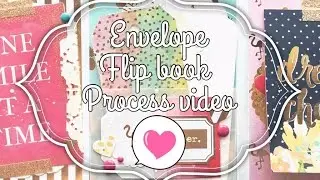 Mini Envelope Flip Book Process Video 💖