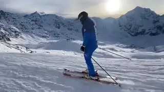 Panoramic skiing in Solda Ortles with Andrea Mammarella 🇮🇹👍❄️