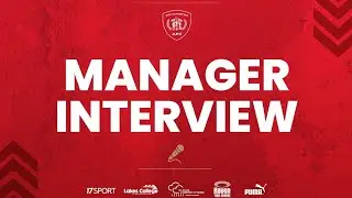 Lancaster City post match interview with the Reds' manager Billy Barr.