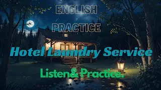 Hotel Laundry Service: English Listening Conversation Practice
